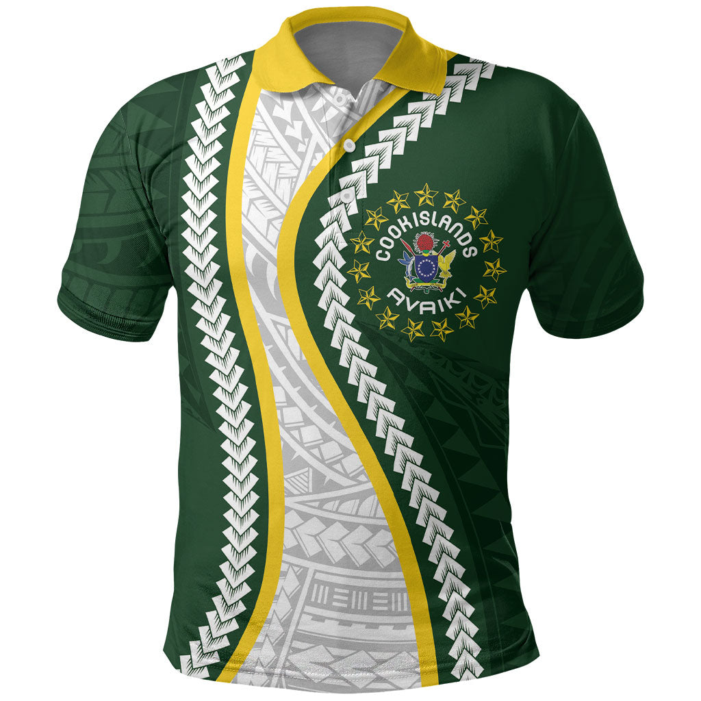 Cook Islands Rugby Personalized Avaiki Polo Shirt GO Kuki
