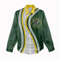 Cook Islands Rugby Personalized Avaiki Women Casual Shirt GO Kuki