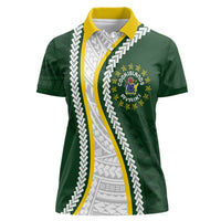 Cook Islands Rugby Personalized Avaiki Women Polo Shirt GO Kuki
