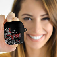 New Zealand Darts Personalized Hei Manaia AirPods Case Classic Kowhaiwhai