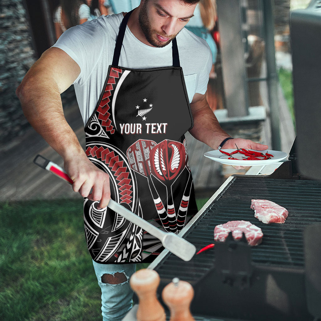 New Zealand Darts Personalized Hei Manaia Apron Classic Kowhaiwhai