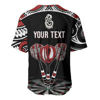 New Zealand Darts Personalized Hei Manaia Baseball Jersey Classic Kowhaiwhai