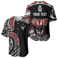 New Zealand Darts Personalized Hei Manaia Baseball Jersey Classic Kowhaiwhai