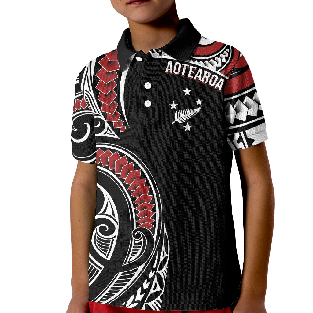 New Zealand Darts Personalized Hei Manaia Kid Polo Shirt Classic Kowhaiwhai