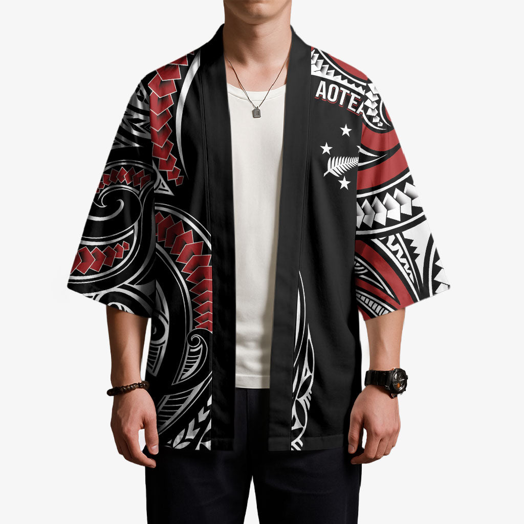 New Zealand Darts Personalized Hei Manaia Kimono Classic Kowhaiwhai