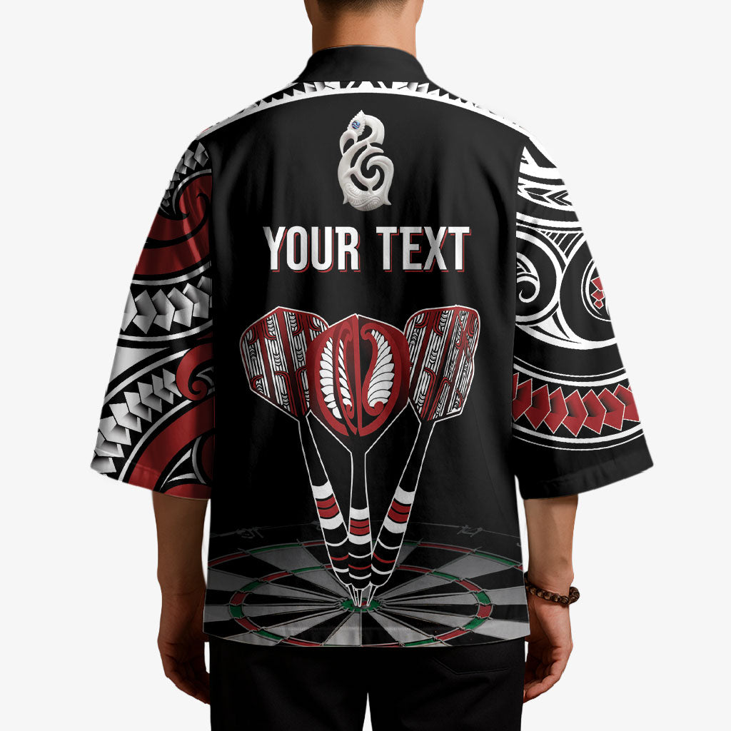 New Zealand Darts Personalized Hei Manaia Kimono Classic Kowhaiwhai