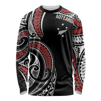 New Zealand Darts Personalized Hei Manaia Long Sleeve Shirt Classic Kowhaiwhai