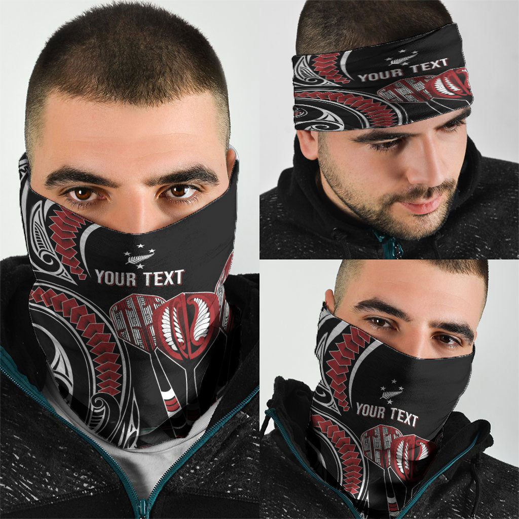 New Zealand Darts Personalized Hei Manaia Neck Gaiter Classic Kowhaiwhai