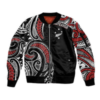 New Zealand Darts Personalized Hei Manaia Sleeve Zip Bomber Jacket Classic Kowhaiwhai