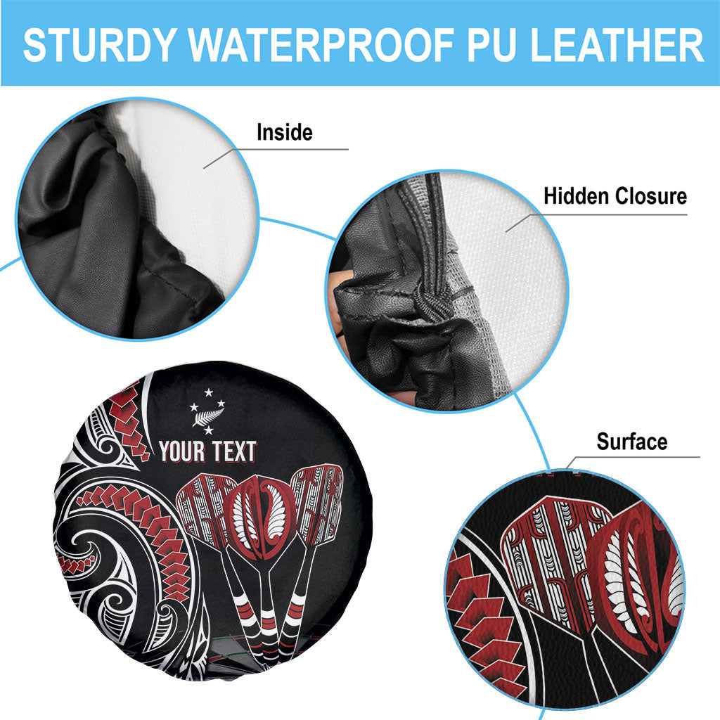 New Zealand Darts Personalized Hei Manaia Spare Tire Cover Classic Kowhaiwhai