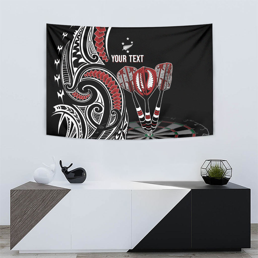 New Zealand Darts Personalized Hei Manaia Tapestry Classic Kowhaiwhai