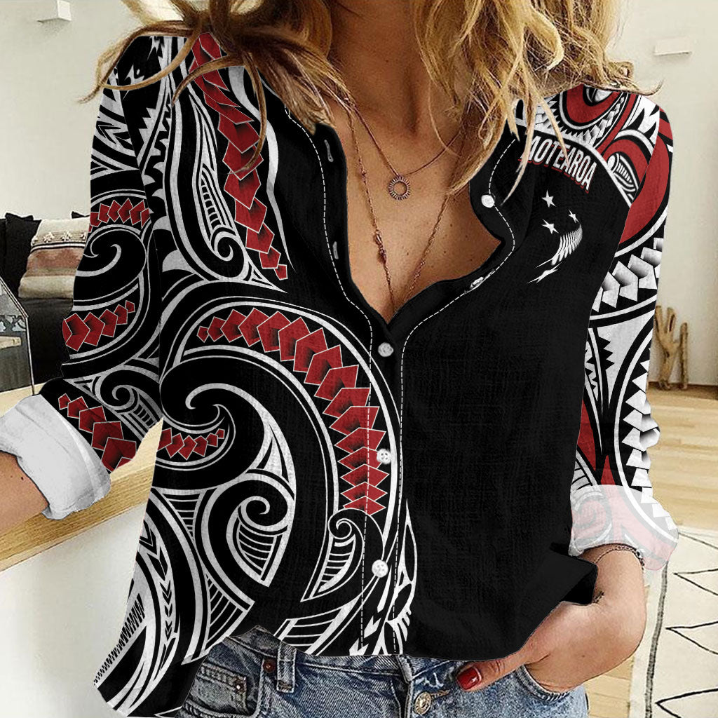 New Zealand Darts Personalized Hei Manaia Women Casual Shirt Classic Kowhaiwhai