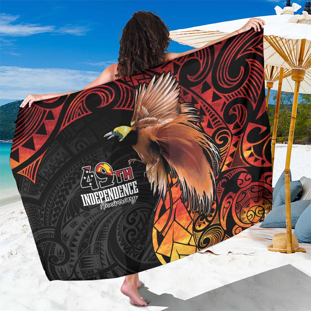 Papua New Guinea Sarong Grunge Style 49th Independence Anni