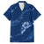 Aloha Hawaii Floral Tapa Hawaiian Shirt Patchwork Navy - Polynesian Pride