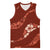 Aloha Hawaii Floral Tapa Basketball Jersey Patchwork Crimson - Polynesian Pride