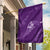 Aloha Hawaii Floral Tapa Garden Flag Patchwork Violet - Polynesian Pride