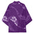 Aloha Hawaii Floral Tapa Kimono Patchwork Violet - Polynesian Pride