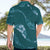 Aloha Hawaii Floral Tapa Hawaiian Shirt Patchwork Teal - Polynesian Pride