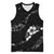 Aloha Hawaii Floral Tapa Basketball Jersey Patchwork Charcoal - Polynesian Pride