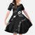 Aloha Hawaii Floral Tapa Family Matching Summer Maxi Dress and Hawaiian Shirt Patchwork Charcoal - Polynesian Pride