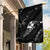Aloha Hawaii Floral Tapa Garden Flag Patchwork Charcoal - Polynesian Pride