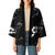 Aloha Hawaii Floral Tapa Kimono Patchwork Charcoal - Polynesian Pride