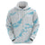 Aloha Hawaii Floral Tapa Zip Hoodie Patchwork Turquoise - Polynesian Pride