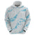 Aloha Hawaii Floral Tapa Zip Hoodie Patchwork Turquoise - Polynesian Pride