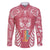 personalised-kia-kaha-te-reo-maori-family-matching-off-shoulder-maxi-dress-and-hawaiian-shirt-hei-tiki-mix-koru-pink