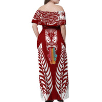 personalised-kia-kaha-te-reo-maori-off-shoulder-maxi-dress-hei-tiki-mix-koru-red