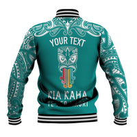 personalised-kia-kaha-te-reo-maori-baseball-jacket-hei-tiki-mix-koru-teal