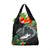Outrigger Canoe Black Grocery Bag On The Waves