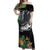 Outrigger Canoe Black Off Shoulder Maxi Dress On The Waves