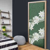 Ia Orana Tahiti Tiare Door Cover Sage Green Lei LT7 - Polynesian Pride