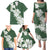 Ia Orana Tahiti Tiare Family Matching Puletasi and Hawaiian Shirt Sage Green Lei - Polynesian Pride