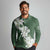 Ia Orana Tahiti Tiare Long Sleeve Polo Shirt Sage Green Lei - Polynesian Pride