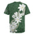 Ia Orana Tahiti Tiare Rugby Jersey Sage Green Lei - Polynesian Pride