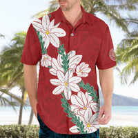 Ia Orana Tahiti Tiare Hawaiian Shirt Crimson Lei LT7 - Polynesian Pride