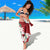 Ia Orana Tahiti Tiare Sarong Crimson Lei - Polynesian Pride
