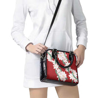 Ia Orana Tahiti Tiare Shoulder Handbag Crimson Lei - Polynesian Pride