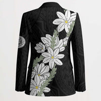 Ia Orana Tahiti Tiare Blazer Black Lei - Polynesian Pride