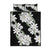 Ia Orana Tahiti Tiare Quilt Bed Set Black Lei - Polynesian Pride