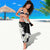 Ia Orana Tahiti Tiare Sarong Black Lei - Polynesian Pride