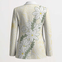 Ia Orana Tahiti Tiare Blazer Lemon Yellow Lei - Polynesian Pride