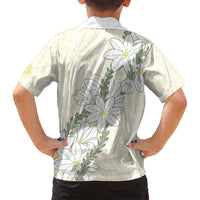 Ia Orana Tahiti Tiare Family Matching Puletasi and Hawaiian Shirt Lemon Yellow Lei LT7 - Polynesian Pride