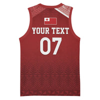 Mate Ma'a Tonga Custom Ngatu Basketball Jersey Kainga - Sipi Tau LT7 - Polynesian Pride