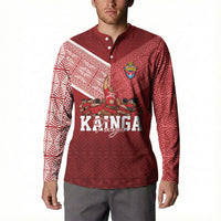 Mate Ma'a Tonga Custom Ngatu Button Sweatshirt Kainga - Sipi Tau LT7 - Polynesian Pride
