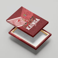 Mate Ma'a Tonga Ngatu Canvas Wall Art Kainga - Sipi Tau LT7 - Polynesian Pride