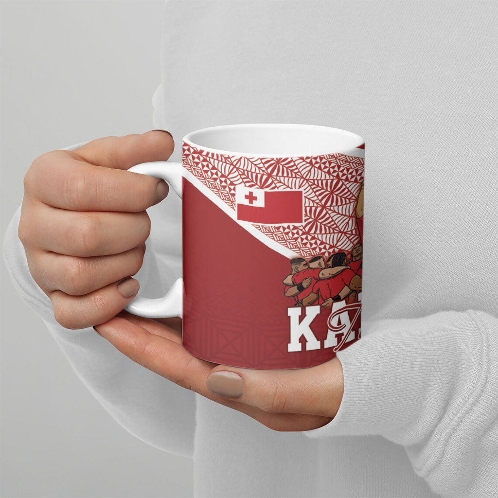Mate Ma'a Tonga Ngatu Ceramic Mug Kainga - Sipi Tau LT7 - Polynesian Pride