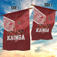 Mate Ma'a Tonga Ngatu Garden Flag Kainga - Sipi Tau LT7 - Polynesian Pride
